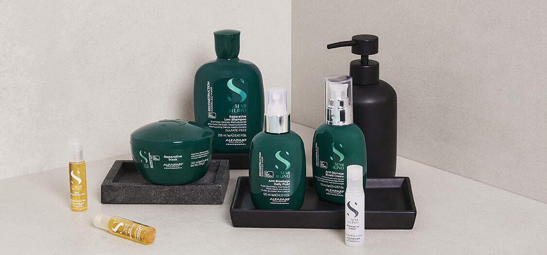 Shop the Semi di Lino Reconstruction repair range at Salon Services Shop the Semi di Lino Reconstruction repair range at Salon Services